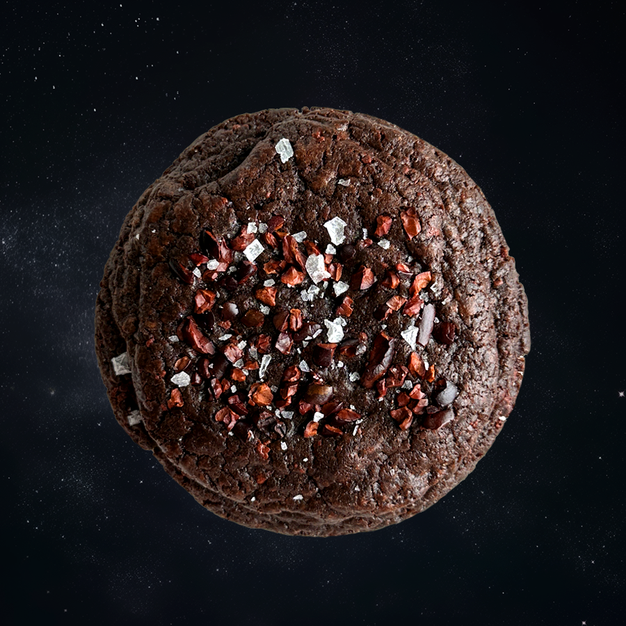 Double Dark Chocolate Cookie with Cocoa Nibs [2-Pack]