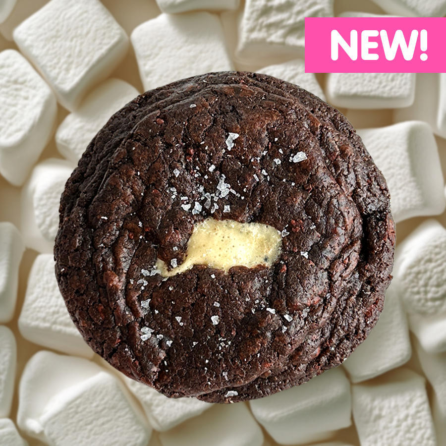 Marshmallow Double Dark Chocolate Cookie [2-Pack for Shipping]