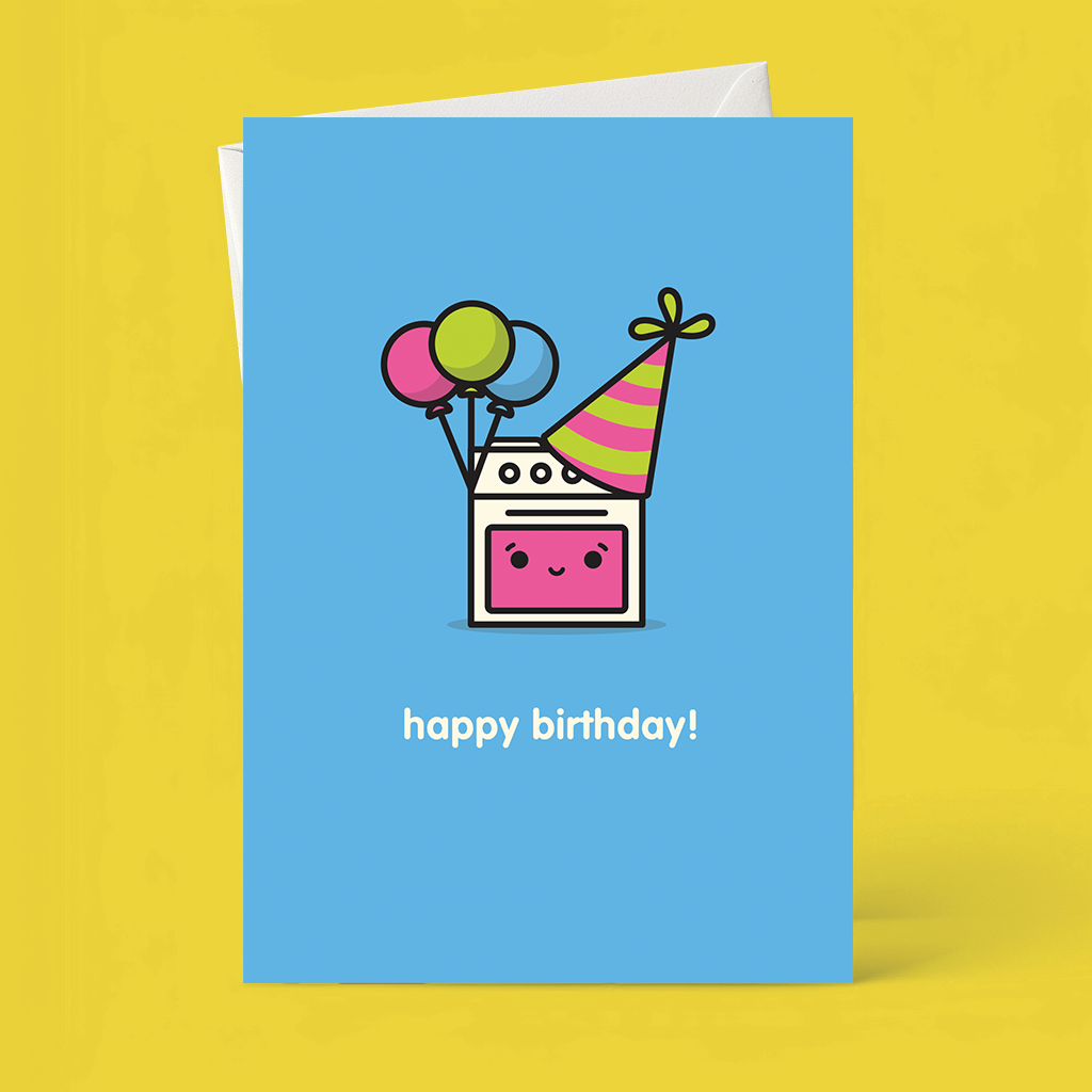 Bad Oven Birthday Card